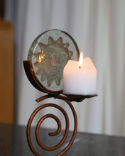 Load image into Gallery viewer, French Glass Sun Candle Holder
