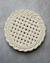 Load image into Gallery viewer, French Vallauris Woven XL Pedestal Dish
