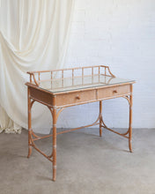 Load image into Gallery viewer, Faux Bamboo Harrods Desk
