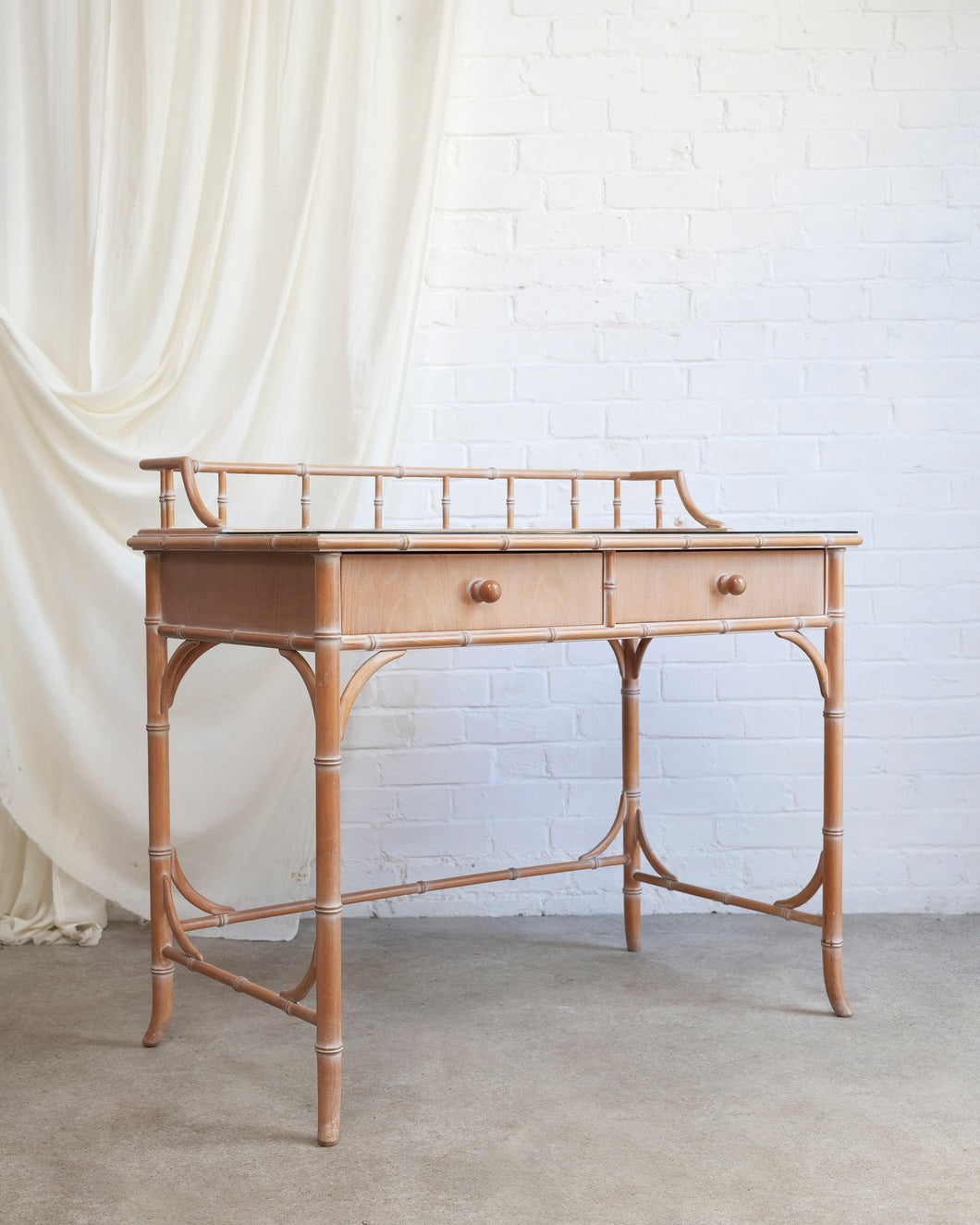 Faux Bamboo Harrods Desk