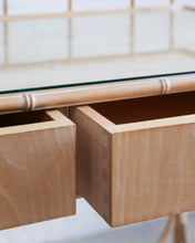Load image into Gallery viewer, Faux Bamboo Harrods Desk
