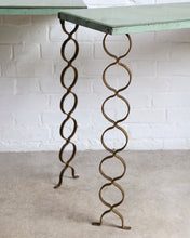 Load image into Gallery viewer, Frosted Glass Top French Console Tables
