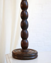 Load image into Gallery viewer, Extra Large French Oak Bobbin Turned Lamp
