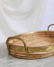 Load image into Gallery viewer, Pencil Reed &amp; Brass Tray
