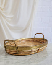 Load image into Gallery viewer, Pencil Reed &amp; Brass Tray
