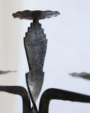 Load image into Gallery viewer, Brutalist French Wrought Iron Candle Stick
