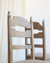Load image into Gallery viewer, A Set Of 6 Lime-Washed Razorback Chairs
