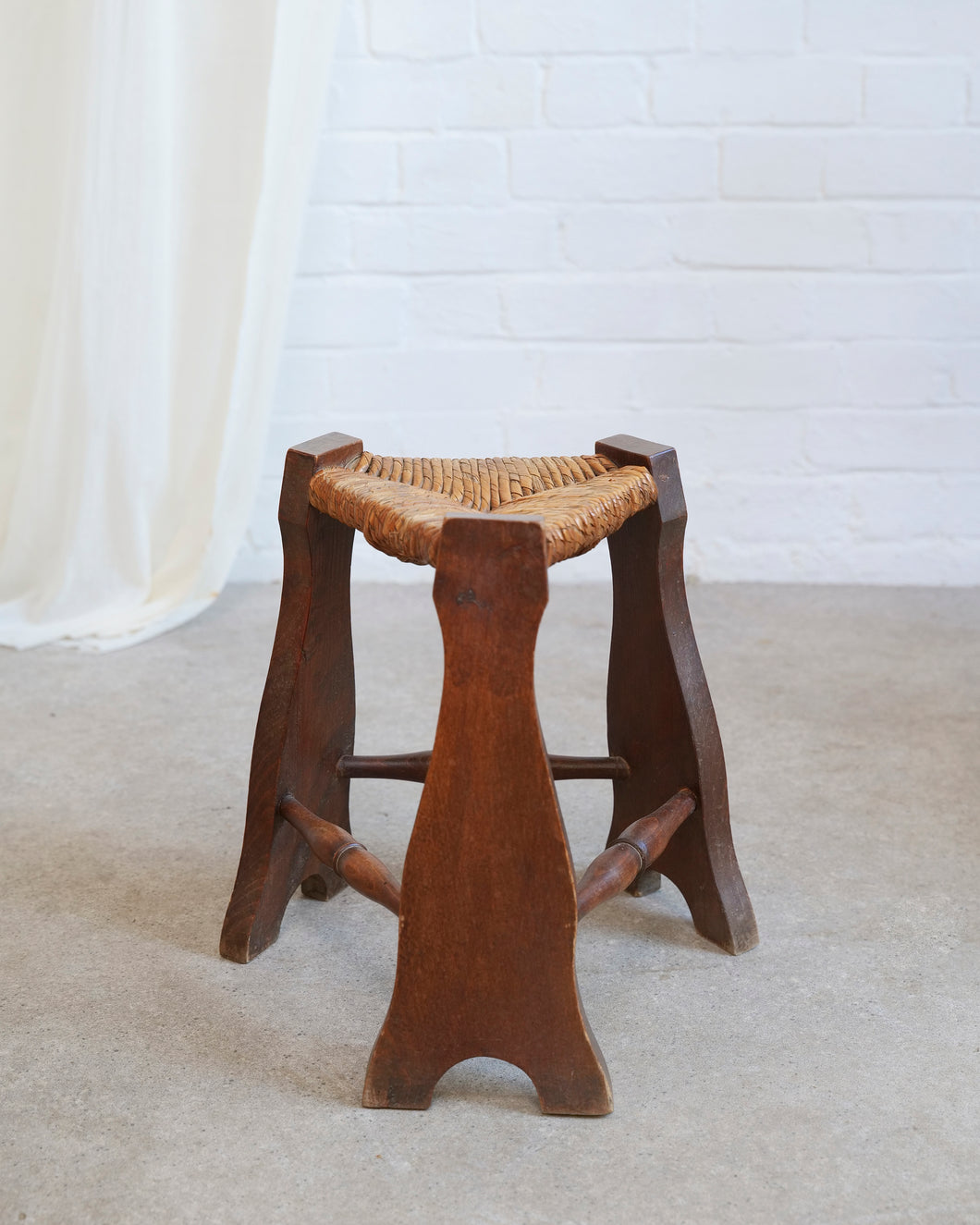 Brutalist French Stool