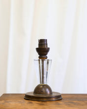 Load image into Gallery viewer, 1930&#39;s French Cut Glass Lamp
