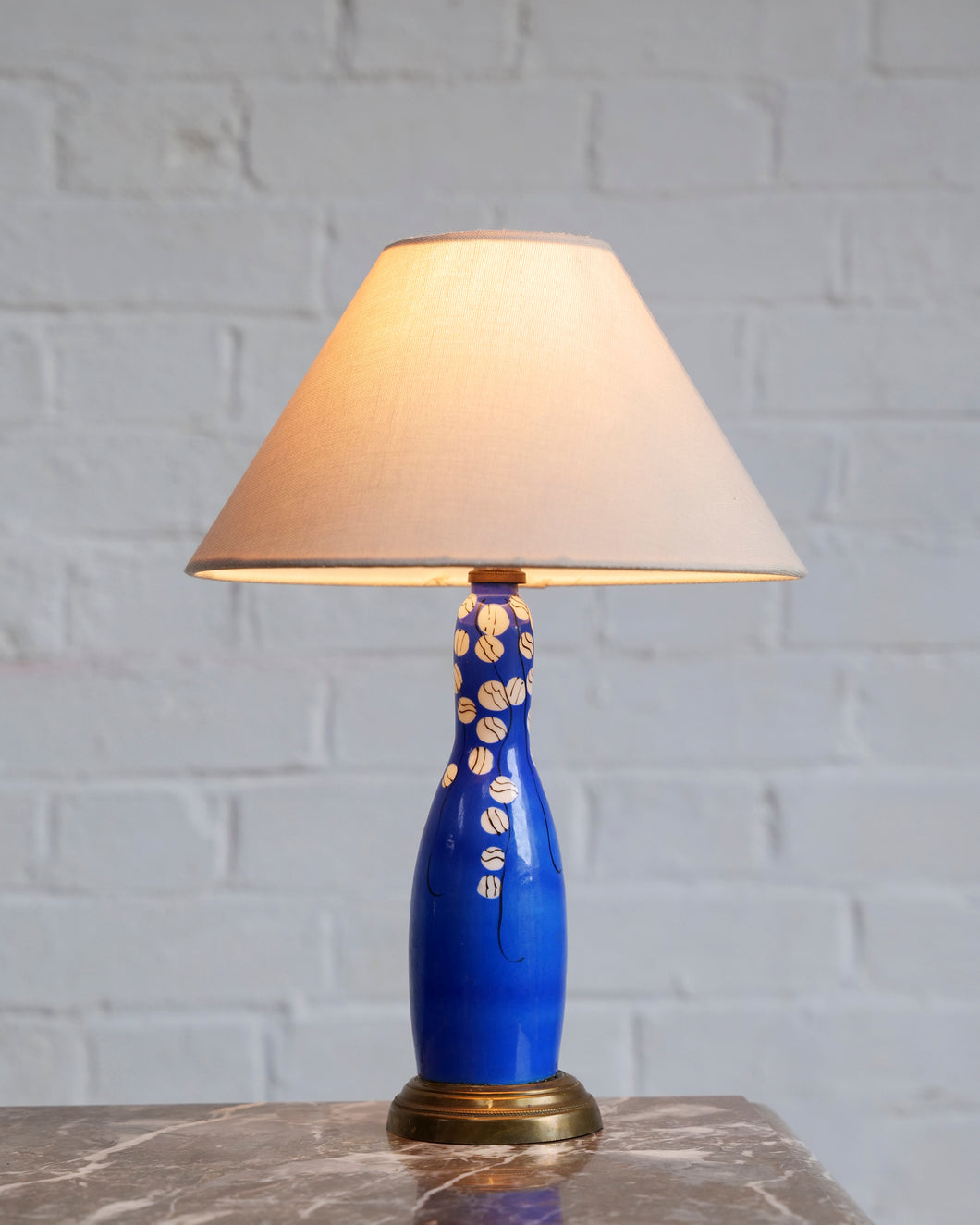 French Art Deco Ceramic Lamp