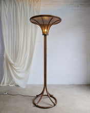 Load image into Gallery viewer, Extra Large Bamboo and Cane Floor Lamp
