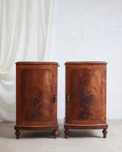 Load image into Gallery viewer, Art deco Walnut Veneer Bedside Tables
