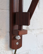 Load image into Gallery viewer, Midcentury Teak Scissor Lamp
