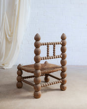 Load image into Gallery viewer, Fire side Bobbin Chair in the style of Charles Dudouyt
