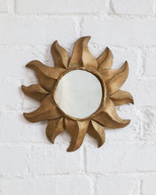 Load image into Gallery viewer, French Guilt Gold Sun Mirrors
