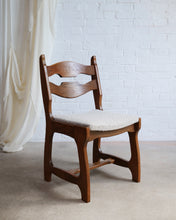 Load image into Gallery viewer, Set Of 6 Razor Back Oak Chairs By Guillerme Et Chambron
