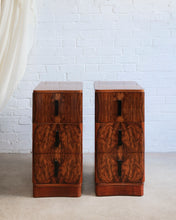 Load image into Gallery viewer, Art Deco Curved Bedside Tables
