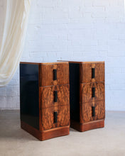 Load image into Gallery viewer, Art Deco Curved Bedside Tables
