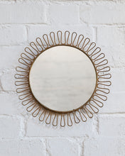 Load image into Gallery viewer, Brass Frame Loop Mirror
