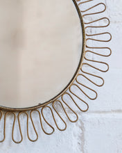 Load image into Gallery viewer, Brass Frame Loop Mirror
