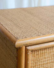 Load image into Gallery viewer, Rattan and Bamboo Sideboard
