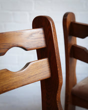 Load image into Gallery viewer, Set of 6 Oak Razorback Dining Chairs
