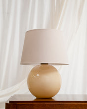Load image into Gallery viewer, French Opaline Glass Butter Yellow Lamp

