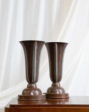 Load image into Gallery viewer, Pair Of French Art Deco Copper Uplighters
