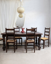 Load image into Gallery viewer, Solid Oak Spanish Dining Table
