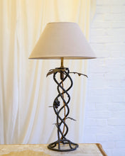 Load image into Gallery viewer, Twisted Metal Vine Lamp
