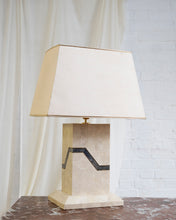 Load image into Gallery viewer, Extra Large Tessellated Travertine Effect Lamp
