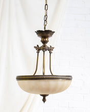 Load image into Gallery viewer, Pressed Glass Dome Light Fitting
