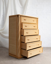 Load image into Gallery viewer, Pencil Reed and Cane Tallboy
