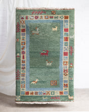 Load image into Gallery viewer, Hand Knotted Wool Gabbeh Rug
