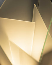 Load image into Gallery viewer, Floor Standing Iron and Glass Art Deco Lamps
