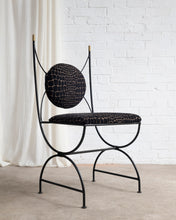 Load image into Gallery viewer, Neo-classical wrought iron chair
