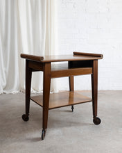 Load image into Gallery viewer, Scroll Detail Oak Drinks Trolly
