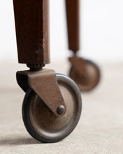 Load image into Gallery viewer, Scroll Detail Oak Drinks Trolly
