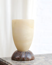 Load image into Gallery viewer, Two Tone Alabaster Table Lamp
