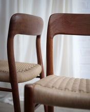 Load image into Gallery viewer, INDIVIDUAL Niels O. Møllers Model 75 Paper Cord Dining Chairs
