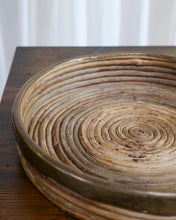 Load image into Gallery viewer, Italian Rattan Tray In The Style of Gabriella Crespi
