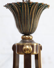 Load image into Gallery viewer, French Alabaster and Bronze Ceiling Light Chandelier
