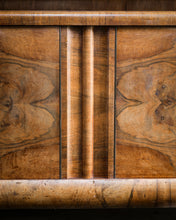 Load image into Gallery viewer, Walnut Art Deco Display Cabinet
