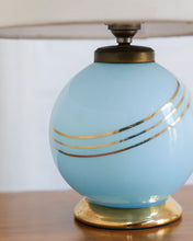 Load image into Gallery viewer, Powder Blue French Glass Lamp

