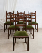 Load image into Gallery viewer, A Set Of 6 Brutalist Razor Back Chairs

