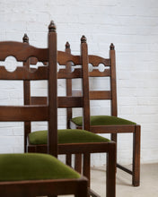 Load image into Gallery viewer, A Set Of 6 Brutalist Razor Back Chairs
