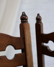 Load image into Gallery viewer, A Set Of 6 Brutalist Razor Back Chairs
