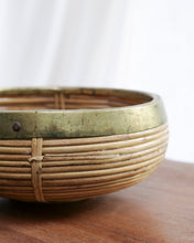 Load image into Gallery viewer, Pencil Reed Basket In The Manner of Gabriella Crespi
