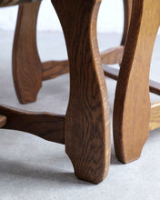 Load image into Gallery viewer, Set of 6 Razor Back Oak Chairs
