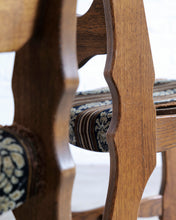 Load image into Gallery viewer, Set of 6 Razor Back Oak Chairs
